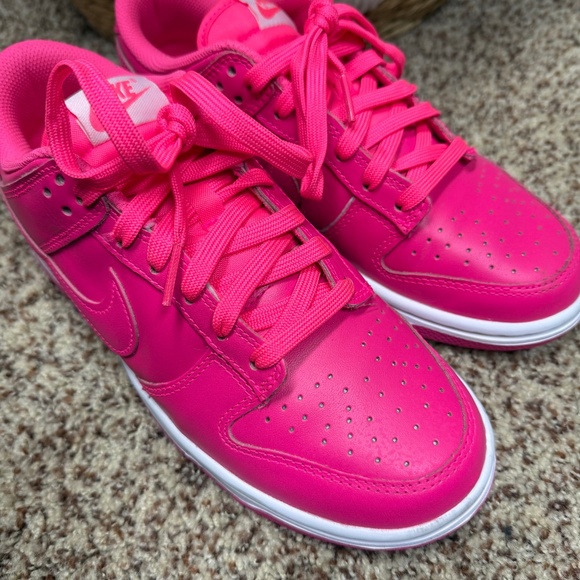 Nike Shoes - Neon pink Nike dunk